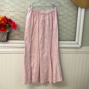 Flax Pink Maxi Skirt